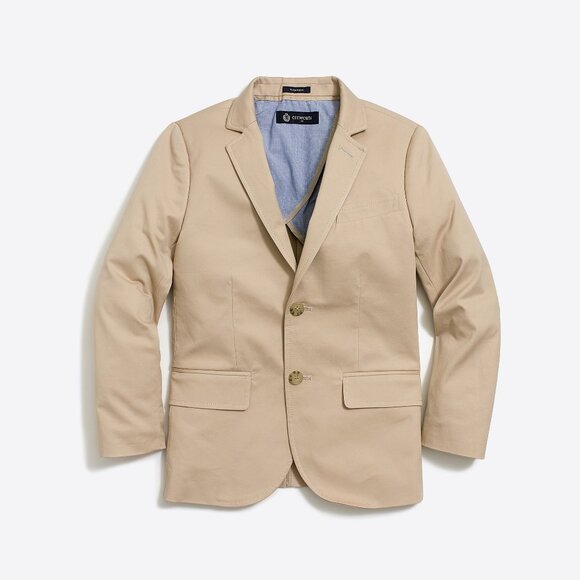 NWT Crewcuts Boys' Thompson Suit Jacket in Flex Chino